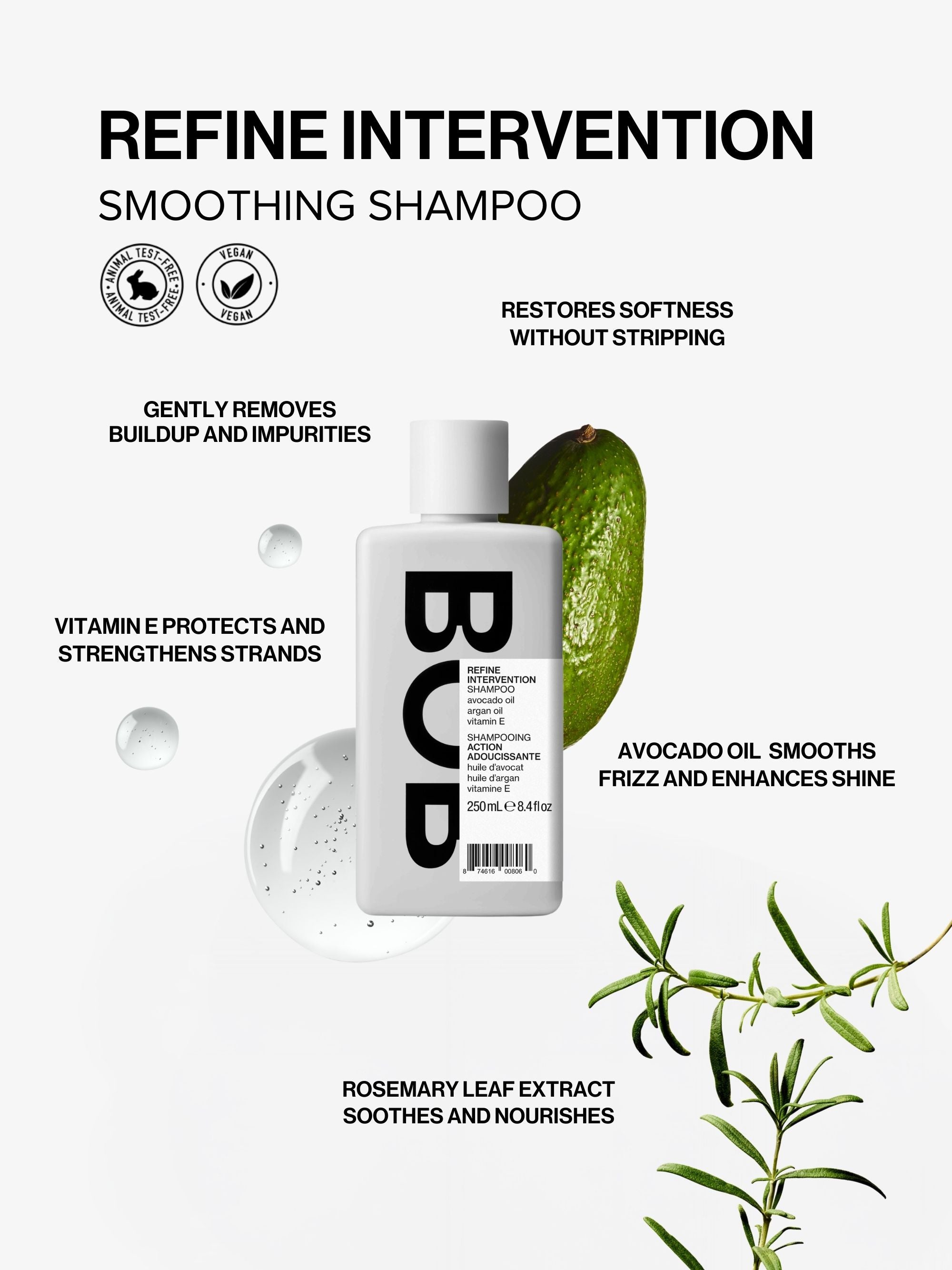 Refine Intervention Smoothing Shampoo
